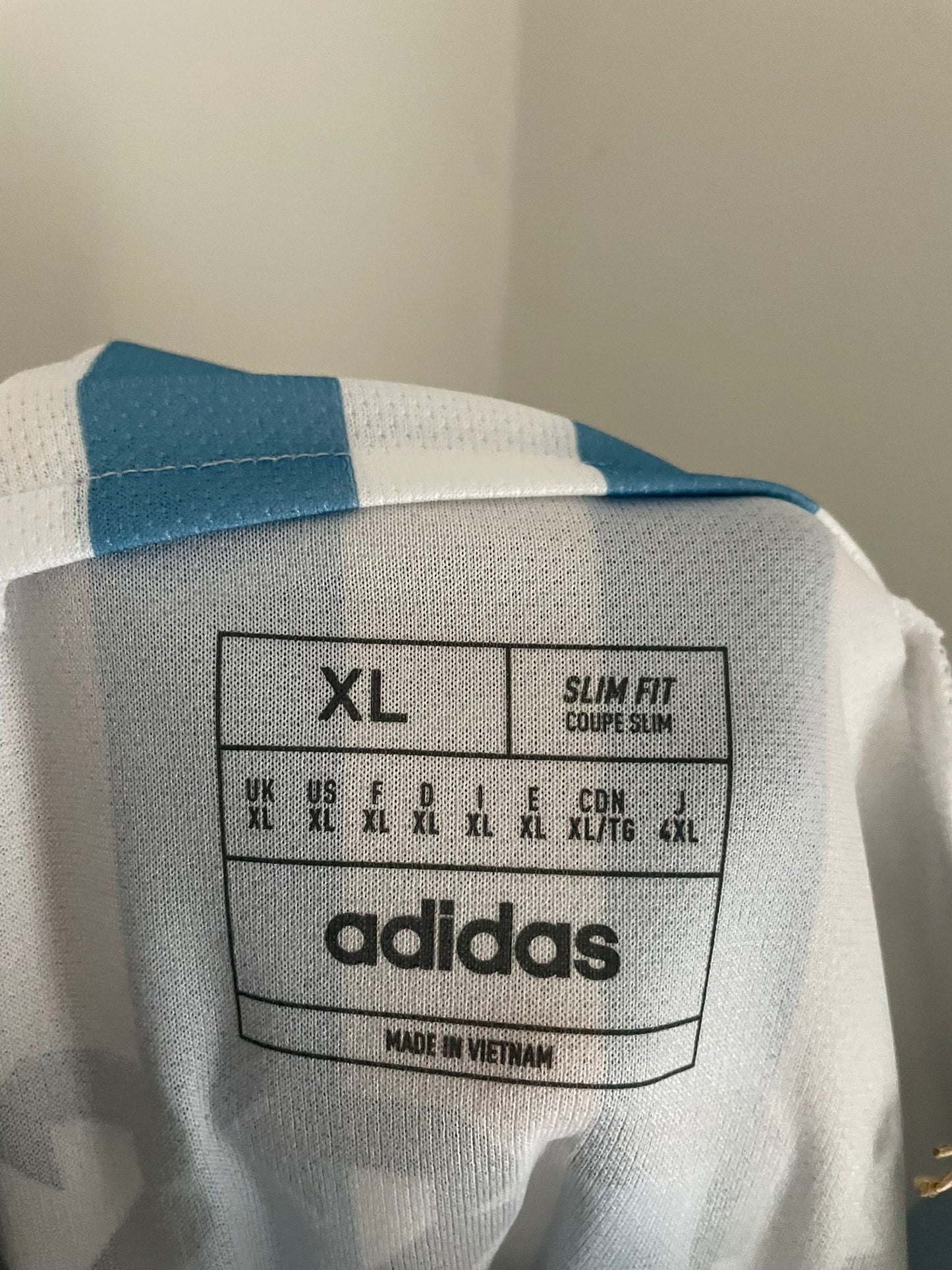 Argentina 2022 World Cup Final Shirt – Messi #10 – BNWT – UK XL