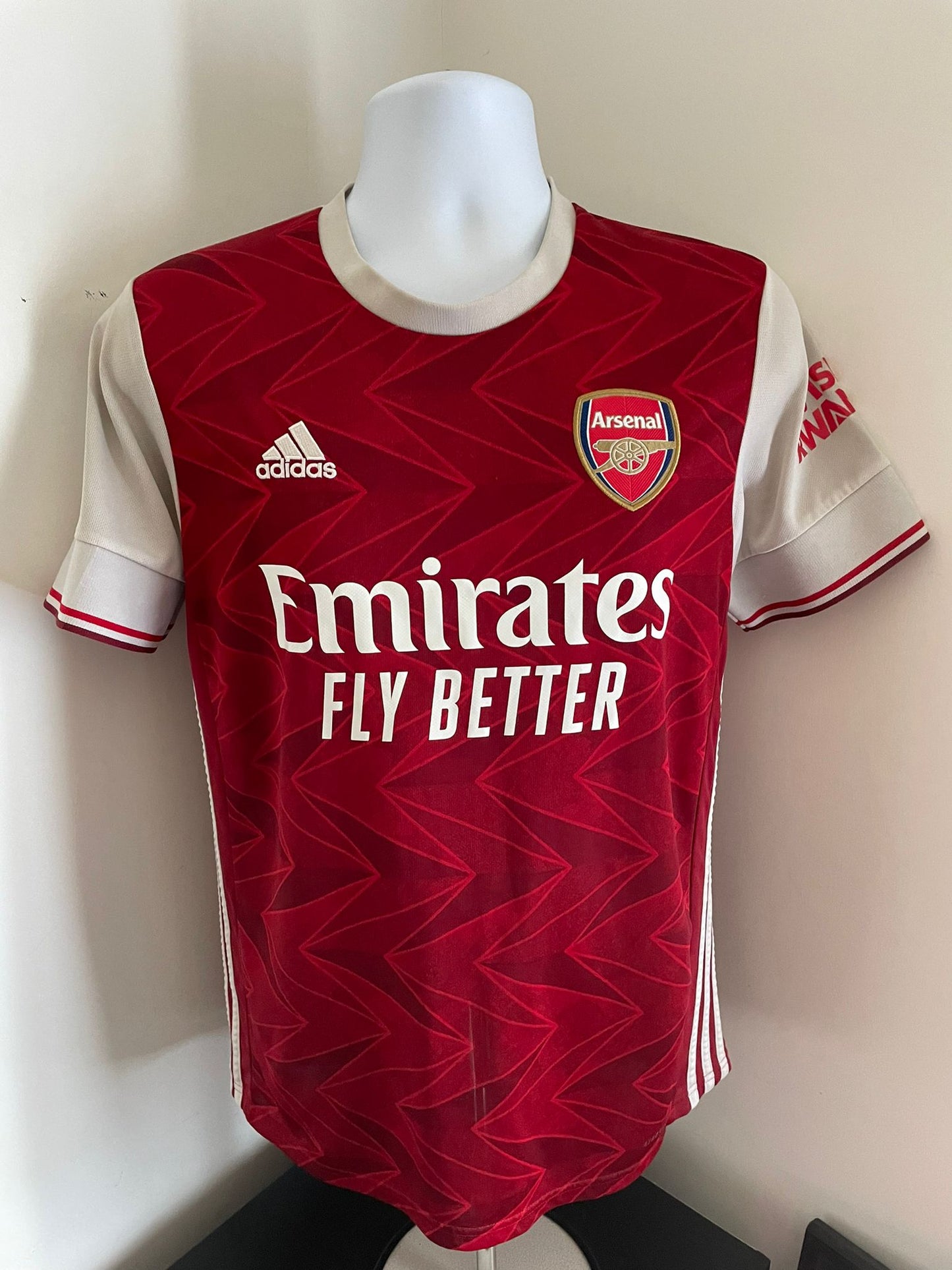 Arsenal 2020-2021 Home Kit - Bukayo Saka #7 - Size UK M (Excellent Condition)