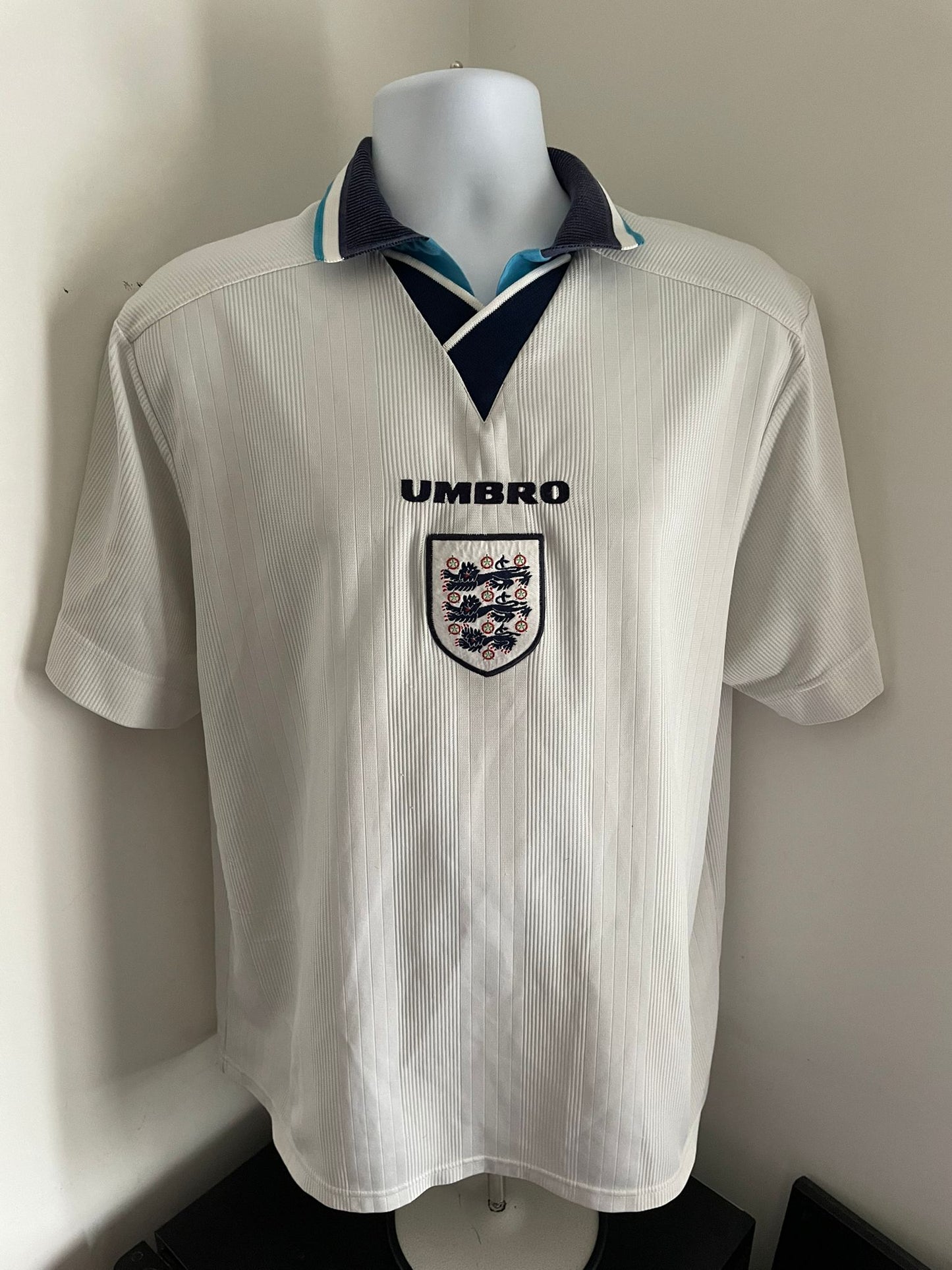 Iconic England 1996 Home Shirt - UK XXL (Excellent Condition)