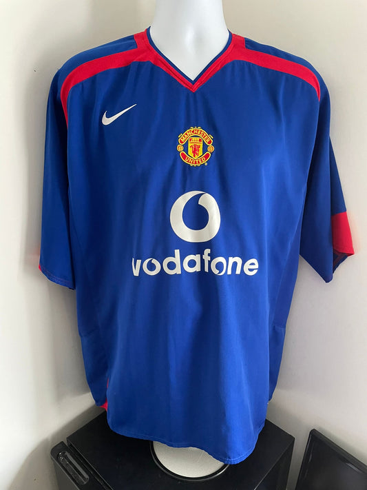 Manchester United 2002/03 Away Shirt – Vodafone Sponsor – UK XXL – Excellent Condition