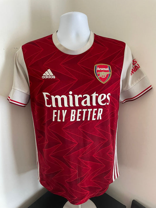 Arsenal 2020-2021 Home Kit - Bukayo Saka #7 - Size UK M (Excellent Condition)